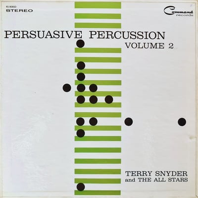 Terry Snyder And The All Stars - Persuasive Percussion Volume 2 (Command, RS 808SD) · LP · VG+/VG+