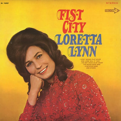 Loretta Lynn - Fist City (Decca, DL 74997) · LP · Pinckneyville Pressing · VG+/VG+