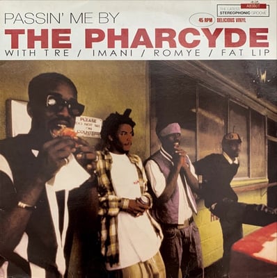 The Pharcyde - Passin' Me By (Delicious Vinyl, 0-10114) · 12" · VG+/VG+