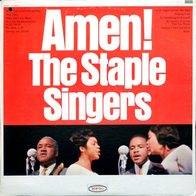 The Staple Singers - Amen! (Epic, LN 24132) · LP · Pitman Pressing · G+/VG