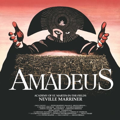 Sir Neville Marriner , The Academy Of St. Martin-in-the-Fields - Amadeus (Original Soundtrack Recording) (Fantasy, WAM-1791) · 2xLP · Gatefold · VG+/VG+