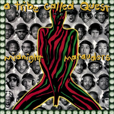 A Tribe Called Quest - Midnight Marauders (Jive, 01241-41490-1) · LP · NM/NM · Reissue, Repress