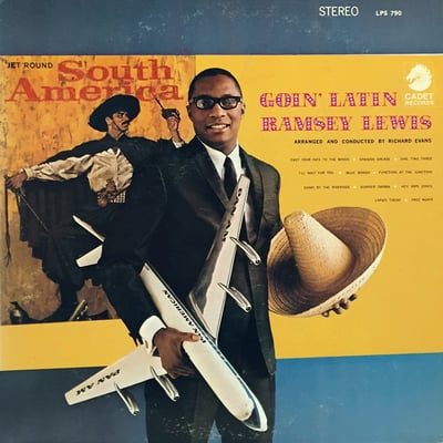 Ramsey Lewis - Goin' Latin (Large World, LW-264) · LP · Orange · VG/VG
