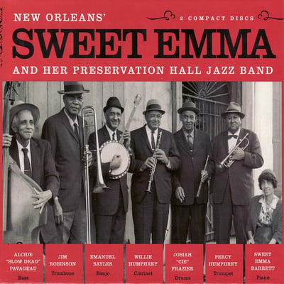 Sweet Emma And Her Preservation Hall Jazz Band - New Orleans' Sweet Emma And Her Preservation Hall Jazz Band (Preservation Hall, VPS-2) · LP · Reissue