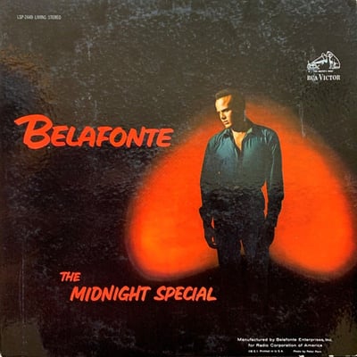 Harry Belafonte - The Midnight Special (RCA Victor, LSP-2449) · LP · Terre Haute Pressing · VG+/VG+