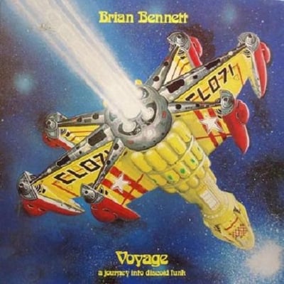 Brian Bennett - Voyage (A Journey Into Discoid Funk) (Real Gone Music, RGM-1357) · LP · Blue w/ Black Swirl · NM/NM · Record Store Day, Limited Edition