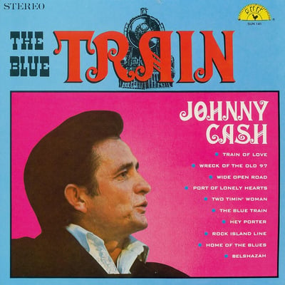 Johnny Cash - The Blue Train (Share Records, #5002) · LP · VG+/VG+