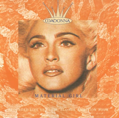 Madonna - Material Girl (Sire, 7-29083) · 7" · Allied Pressing · VG+/VG+
