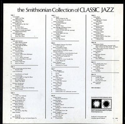 Various - The Smithsonian Collection Of Classic Jazz (Smithsonian Collection, P6 11891) · 6xLP · Terre Haute Pressing