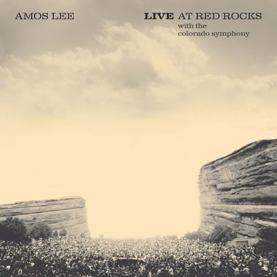 Amos Lee - Live At Red Rocks With The Colorado Symphony (Soma Eel Songs LLC, 880882233419) · 2xLP · Colored vinyl · NM/NM · Limited Edition
