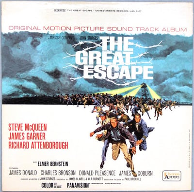 Elmer Bernstein - The Great Escape (United Artists Records, UAS 5107) · LP · VG+/VG+