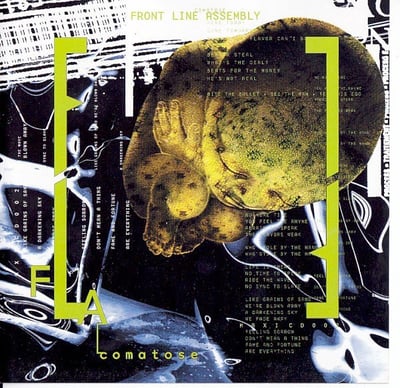 Front Line Assembly - Comatose (Artoffact Records, AOF208) · 12" · Yellow Lucid Dream · Limited Edition, Reissue