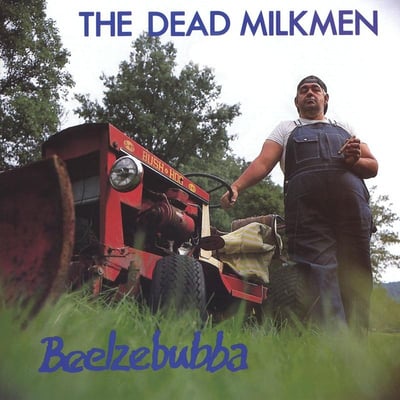The Dead Milkmen - Beelzebubba (Asbestos Records, ASB098) · LP · Blue Translucent · NM/NM · Record Store Day, Reissue