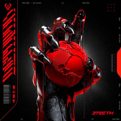 3TEETH - Metawar (Century Media, 19075941261) · LP · Red Smoke · Limited Edition