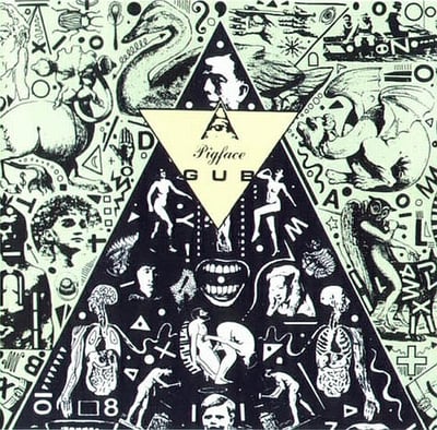 Pigface - Gub (Invisible, INV009V1) · 2xLP · Glow-In-The-Dark, Gatefold · Limited Edition, Numbered, Reissue, Remastered