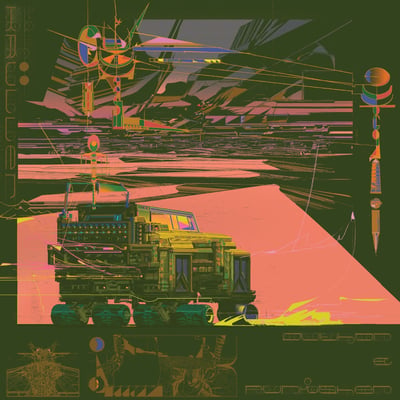 Author & Punisher - Krüller (Relapse Records, RR7500) · 2xLP · Hot Pink / Orange