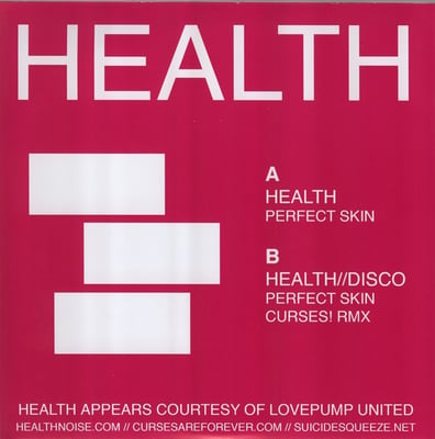 HEALTH - Perfect Skin (Suicide Squeeze, S068) · 7" · Blue Transparent