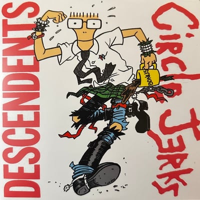 Descendents / Circle Jerks - Split (Trust Records, none) · 7" · Red · Limited Edition