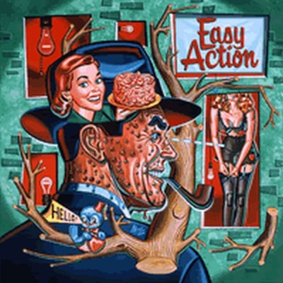 Easy Action / Snakewing - Dead City (Underground Communique Records, UCR 071) · 7" · Red Translucent · NM/NM