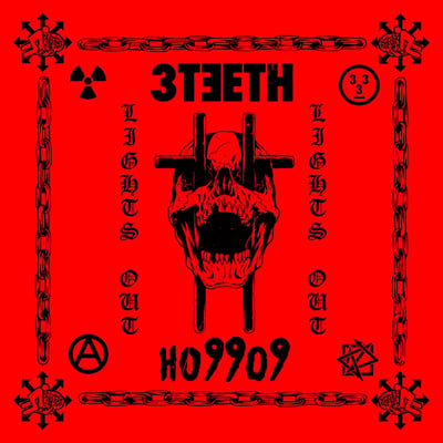 3TEETH , HO99O9 - Lights Out (OMF Records, none) · 7" · Limited Edition