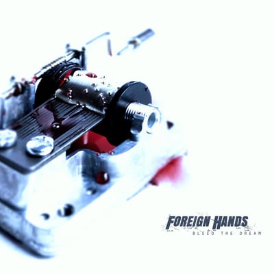 Foreign Hands - Bleed The Dream (Daze, DAZE027) · 12" · Cloudy Clear w/ Black Splatter · Repress