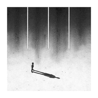 Alpha Wolf - Mono (Greyscale Records, GSRLP005S) · LP · Black w/ White Splatter · Limited Edition