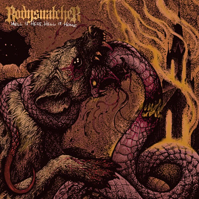 Bodysnatcher - Hell Is Here, Hell Is Home (MNRK Heavy, MNK-LP-443789) · LP · Ember Marble · Limited Edition