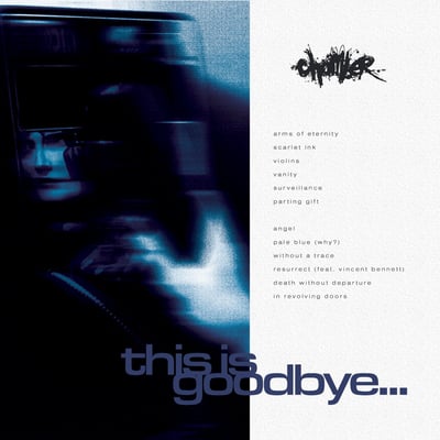 Chamber - This Is Goodbye… (Pure Noise Records, PNE 470) · LP · White with Magenta and Blue Dot Splatter