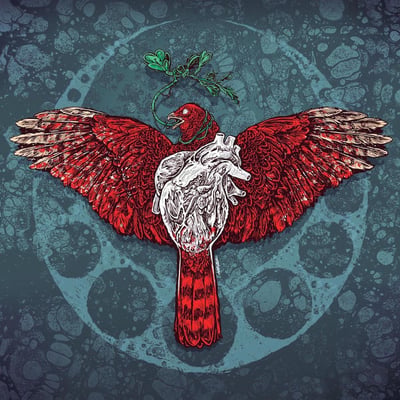 The Acacia Strain - Gravebloom (Rise Records, 346-1) · 2xLP · Clear w/ Black Blob & Grey Splatter