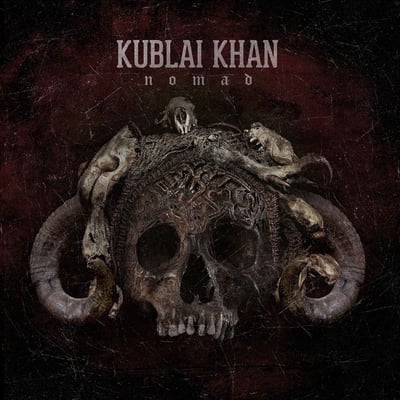 Kublai Khan - Nomad (Rise Records, 390-1) · LP · Black/Clear/Red splatter