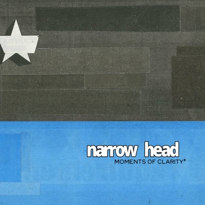 Narrow Head - Moments Of Clarity (Run For Cover Records, RFC245) · LP · Half Black / Half Blue