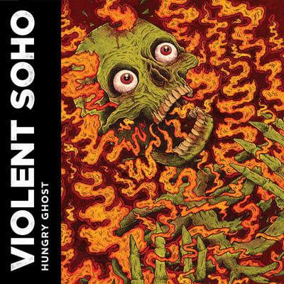 Violent Soho - Hungry Ghost (SideOneDummy Records, SD1555-1) · LP · 420 Edition (Scorched Earth) · Limited Edition