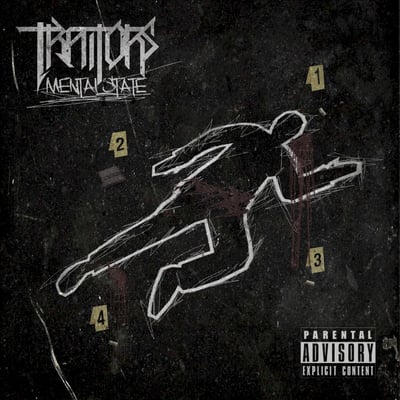Traitors - Mental State (Silverback Gorilla Records, SGR025) · LP · Clear w/Red Pigment