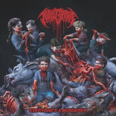 To The Grave - Everyone’s A Murderer (Unique Leader Records, ULR386) · LP · Gatefold, Clear Vinyl w/ Blood/White/Blue Splatter