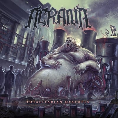 Acrania - Totalitarian Dystopia (Wax Vessel, WVAD001) · LP · Hollow · Limited Edition, Numbered, Remastered