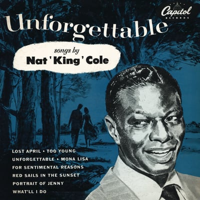 Nat King Cole - Unforgettable (Capitol Records, T-357) · LP · Reissue