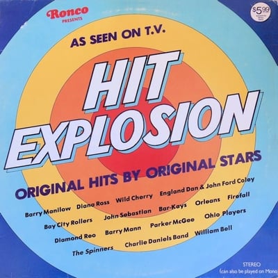 Various - Hit Explosion (K-Tel, TU 2950) · LP · 18 - Goldisc Pressing