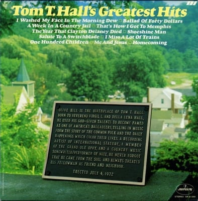 Tom T. Hall - Greatest Hits, Vol. 2 (Mercury, SRM-1-1044) · LP · Black Labels · Reissue