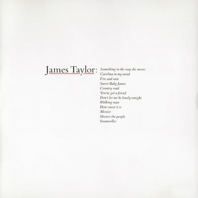 James Taylor - Greatest Hits (Warner Bros. Records, BSK 2979) · LP