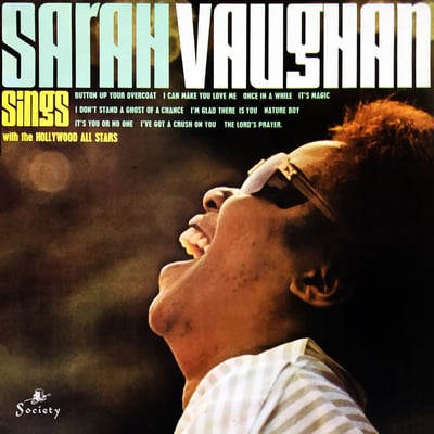 Sarah Vaughan - Sarah Vaughan Sings (Galaxy Series, 4853) · LP · VG/G+