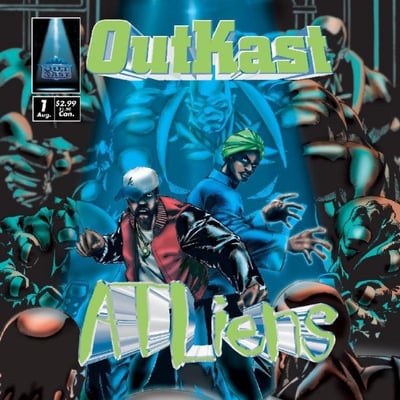 OutKast - ATLiens (LaFace Records, 73008-26029-1) · 2xLP · NM/NM · Reissue