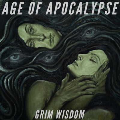 Age Of Apocalypse - Grim Wisdom (Closed Casket Activities, CCA091) · LP · Clear with Splatter