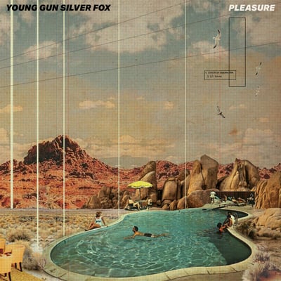 Young Gun Silver Fox - Pleasure (Blue Élan Records, BER 1533) · LP · Coke Bottle Clear