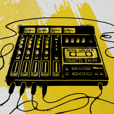 Butch Walker - Cassette Backs (Dangerbird Records, DGB137-1) · LP · Transparent Yellow