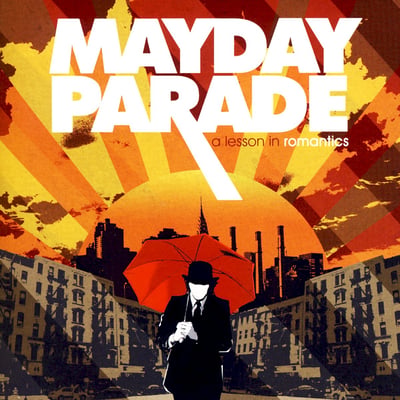 Mayday Parade - A Lesson In Romantics (Fearless Records, CR00775) · LP · Orange With Red Swirl [Sunspot] · Limited Edition, Reissue