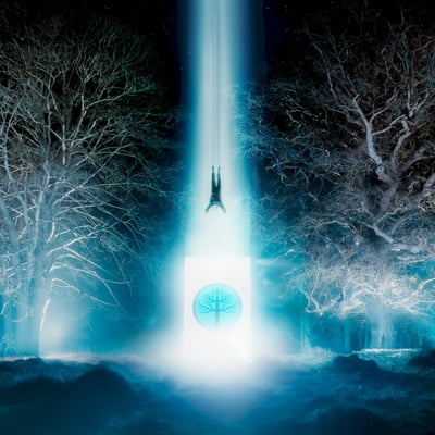 Enter Shikari - Lose Your Self · Crystal Clear w/ Heavy Teal Splatter