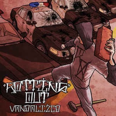 Rotting Out - Vandalized (6131 Records, 6131-018) · 7" · Gold