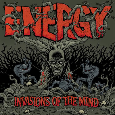 Energy - Invasions Of The Mind (Bridge Nine Records, B9R101) · LP · Teal · M/VG+ · Limited Edition