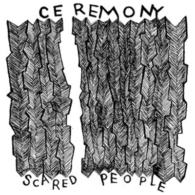 Ceremony - Scared People (Bridge Nine Records, B9R87) · 7" · Black/White split · Repress