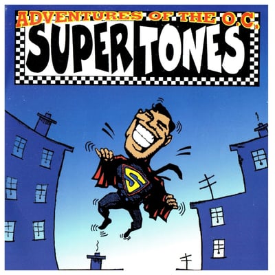 The O.C. Supertones - Adventures Of The O.C. Supertones (Capitol Christian Music Group, TNV1053) · LP · Blue & Red Butterfly Spinner [Transparent] w/ Red, White, & Blue Splatter · M/M · Reissue, Remastered